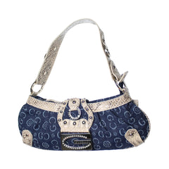 Gussaci Snake Pattern Y2K Bag