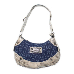 Gussaci Vintage Hobo Bag Vintage Dark Denim