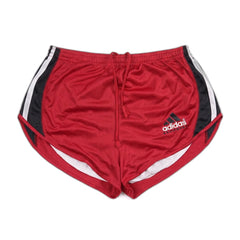 Adidas Shorts Nylon Shorts Rot Schwarz Herren Polyester – Vorderansicht