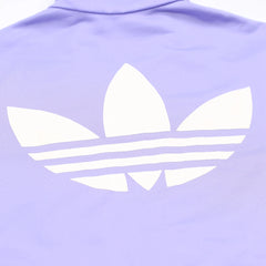 Adidas Trackjacket Firebird Flieder Weiß Damen Polyester – Nahaufnahme-2
