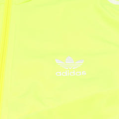 Adidas Trackjacket Firebird Gelb Weiß Damen Polyester – Nahaufnahme-3