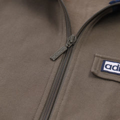Adidas Trackjacket Beckenbauer Khaki Marineblau Damen Mischgewebe – Nahaufnahme-2