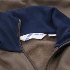 Adidas Trackjacket Beckenbauer Khaki Marineblau Damen Mischgewebe – Nahaufnahme-3