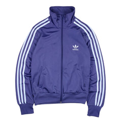 Adidas Trackjacket Firebird Lila Hellblau Damen Polyester – Vorderansicht