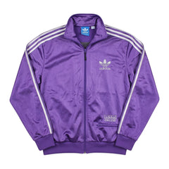 Adidas Trackjacket Chile 62 Lila Silber Herren Polyester – Vorderansicht