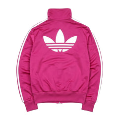 Adidas Trackjacket Firebird Lila Weiß Damen Polyester – Rückseite