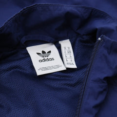 Adidas Trackjacket Firebird Marineblau Grün Herren Polyester – Nahaufnahme-2