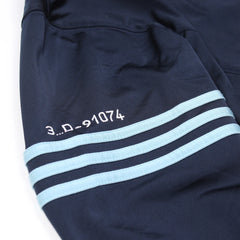 Adidas Trackjacket Sport Marineblau Hellblau Herren Polyester – Nahaufnahme-2