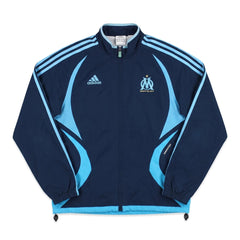 Adidas Trackjacket Fußballverein Marineblau Hellblau Herren Polyester – Vorderansicht