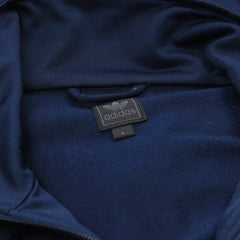 Adidas Trackjacket Firebird Marineblau Weiß Herren Polyester – Nahaufnahme-2