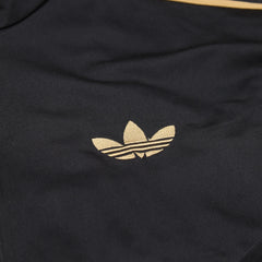 Adidas Trackjacket Firebird Schwarz Braun Herren Polyester – Nahaufnahme-1