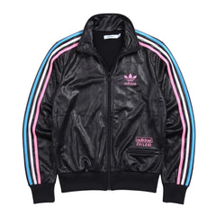 Adidas Trackjacket Chile 62 Schwarz Damen Polyester – Vorderansicht