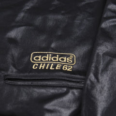 Adidas Trackjacket Chile 62 Schwarz Gold Damen Polyester – Nahaufnahme-3