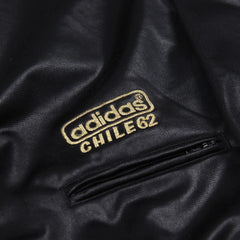 Adidas Trackjacket Chile 62 Schwarz Gold Herren Polyester – Nahaufnahme-3