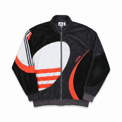 Adidas Trackjacket Y2K Schwarz Orange Herren Mischgewebe – Vorderansicht