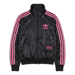 Adidas Trackjacket Chile 62 Schwarz Pink Damen Polyester – Vorderansicht