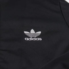 Adidas Trackjacket Firebird Schwarz Silber Damen Polyester – Nahaufnahme-1
