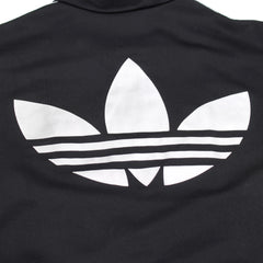 Adidas Trackjacket Firebird Schwarz Silber Damen Polyester – Nahaufnahme-2