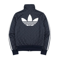 Adidas Trackjacket Firebird Schwarz Weiß Damen Polyester – Rückseite