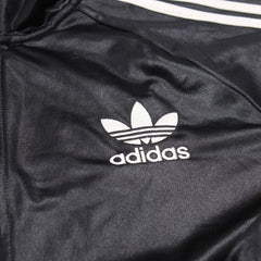 Adidas Trackjacket Chile 62 Schwarz Weiß Herren Polyester – Nahaufnahme-1
