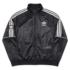 Adidas Trackjacket Chile 62 Schwarz Weiß Herren Polyester – Vorderansicht