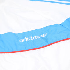 Adidas Trackjacket Beckenbauer Weiß Blau Herren Polyester – Nahaufnahme-1