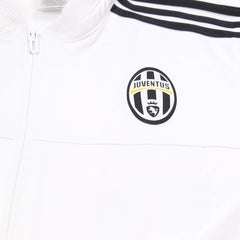 Adidas Trackjacket Fußballverein Weiß Schwarz Herren Mischgewebe – Nahaufnahme-1