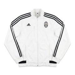 Adidas Trackjacket Fußballverein Weiß Schwarz Herren Mischgewebe – Vorderansicht