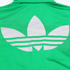 Adidas Tracksuit Firebird Grün Silber Damen Polyester – Nahaufnahme-2