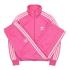 Adidas Tracksuit Firebird Pink Weiß Damen Polyester – Gesamtansicht