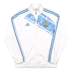 Adidas Tracksuit Fußballverein Weiß Blau Herren Polyester – Vorderansicht