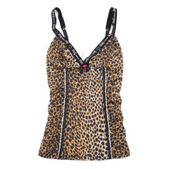 D&G Underwear Designer Braun Schwarz Damen Nylon, Elastan – Vorderansicht