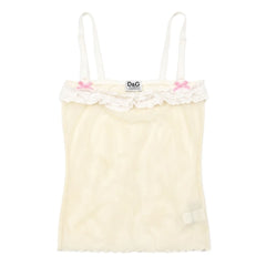 D&G Underwear Designer Creme Pink Damen Nylon, Elastan – Vorderansicht