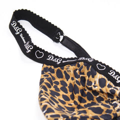 D&G Underwear Designer Braun Schwarz Damen Nylon, Elastan – Nahaufnahme-3