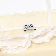 D&G Underwear Designer Creme Pink Damen Nylon, Elastan – Nahaufnahme-3