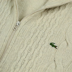 Lacoste Zopfmuster Strickjacke