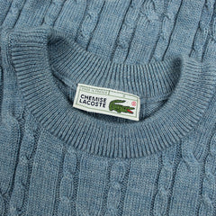 Lacoste Vintage Zopfmuster Sweatshirt