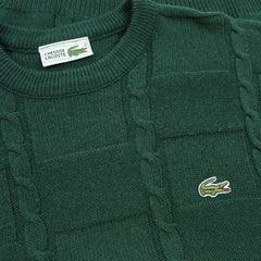 Lacoste Vintage Zopfmuster Pullover