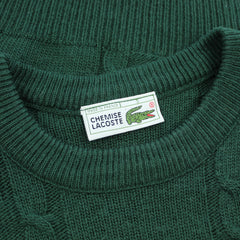 Lacoste Vintage Zopfmuster Pullover
