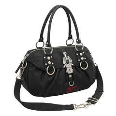 GG&L Handtasche Y2K Schwarz Silber Damen Polyester – Vorderansicht