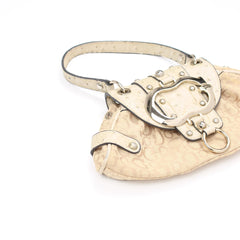 Guess Handtasche Y2K Beige Creme Damen Baumwolle Kunstleder – Nahaufnahme-2