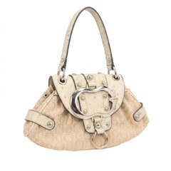 Guess Handtasche Y2K Beige Creme Damen Baumwolle Kunstleder – Vorderansicht