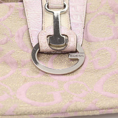 Guess Handtasche Y2K Beige Flieder Damen Baumwolle, Kunstleder – Nahaufnahme-2