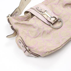 Guess Handtasche Y2K Beige Flieder Damen Baumwolle, Kunstleder – Nahaufnahme-3