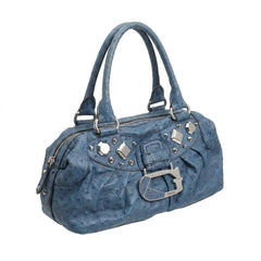 Guess Handtasche Y2K Blau Silber Damen Polyester – Vorderansicht