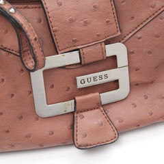 Guess Handtasche Y2K Braun Damen Kunstleder – Nahaufnahme-3