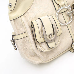 Guess Handtasche Y2K Creme Beige Damen Kunstleder – Nahaufnahme-2