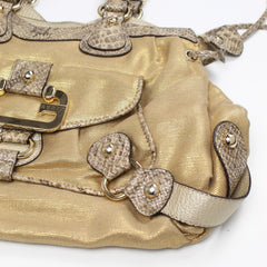Guess Handtasche Y2K Gold Damen Kunstleder – Nahaufnahme-3