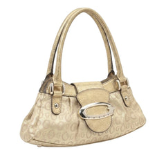 Guess Handtasche Y2K Gold Damen Baumwolle PVC – Vorderansicht