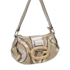 Guess Handtasche Y2K Gold Silber Damen Mischgewebe – Vorderansicht